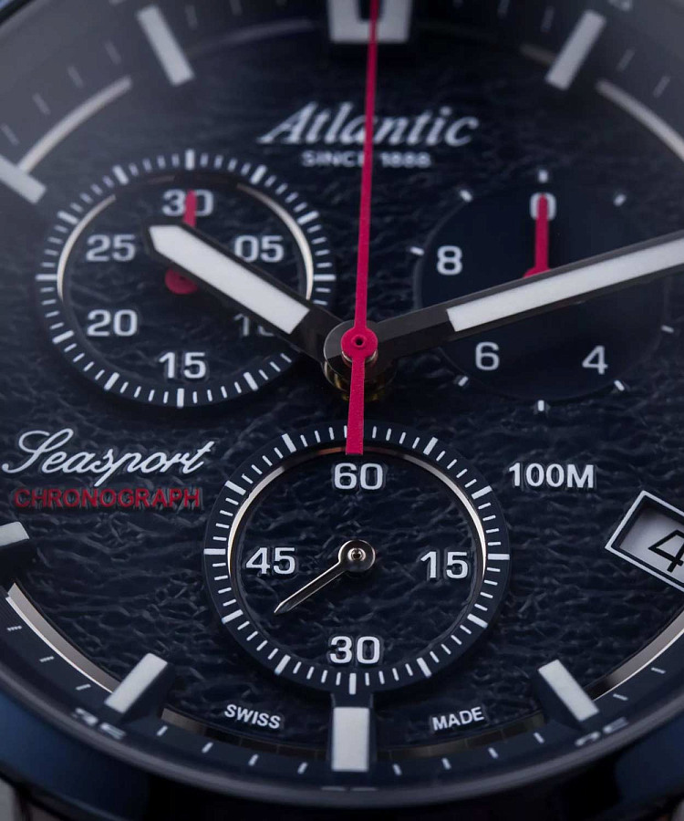 Часы Atlantic 87461.47.51 — кожаный, мужские