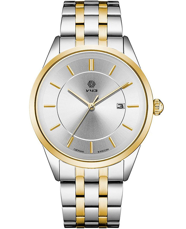 Часы УЧЗ Spectr 1519A4B4 — мужские, серебристый