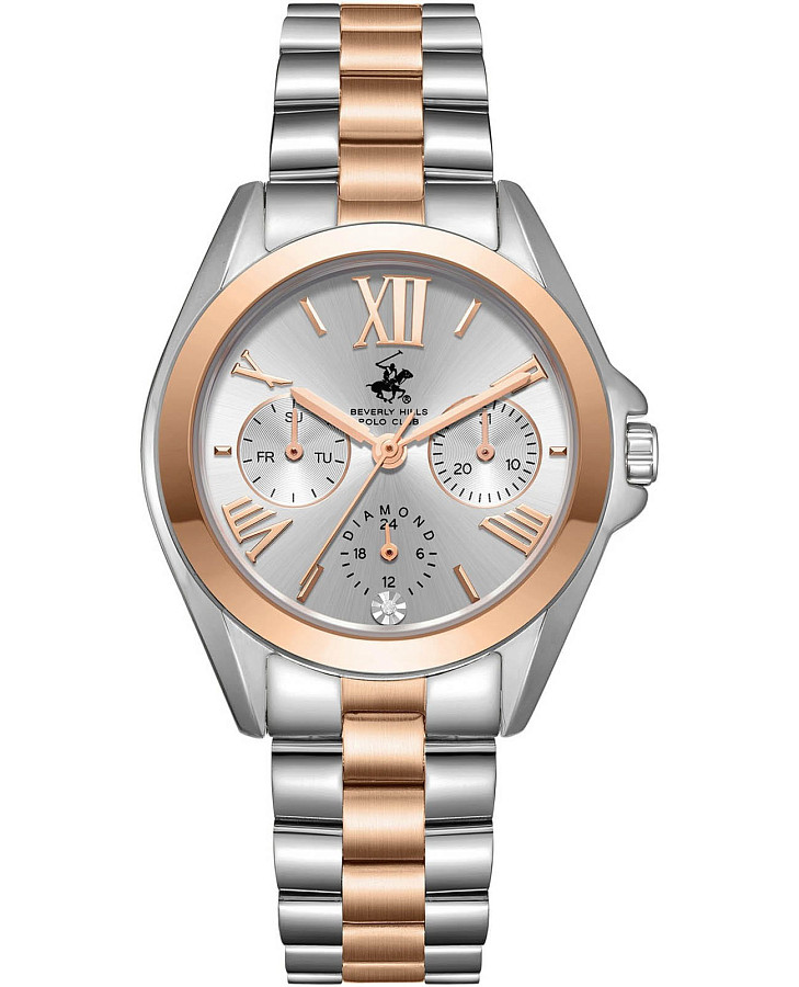 Часы Beverly Hills Polo Club BP3653C.530 — женские, серебристый
