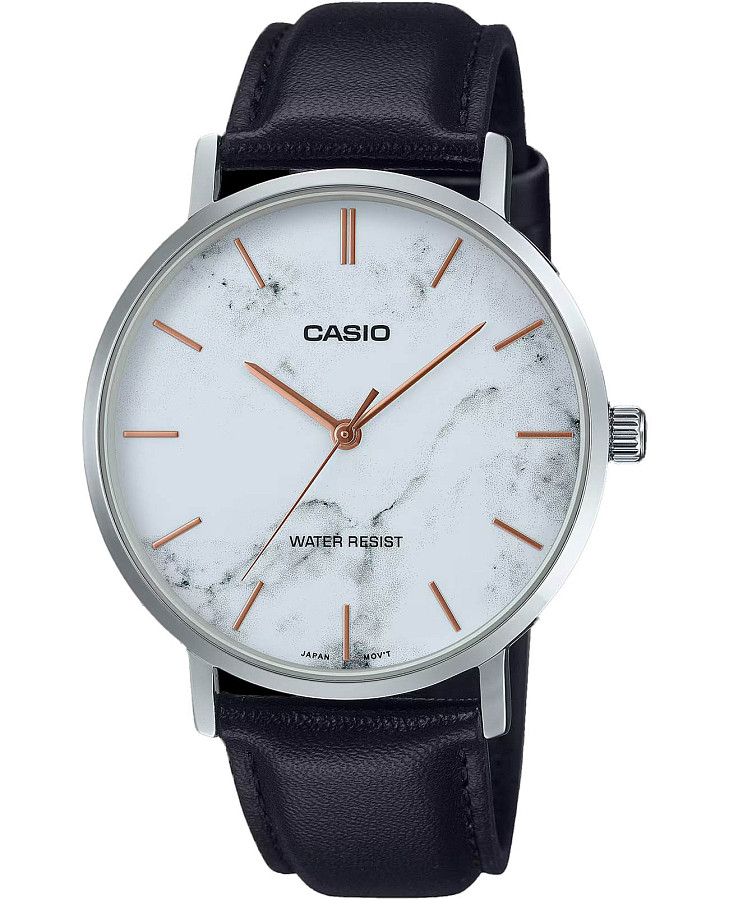 Часы Casio Collection MTP-VT01LM-7A — мужские, белый