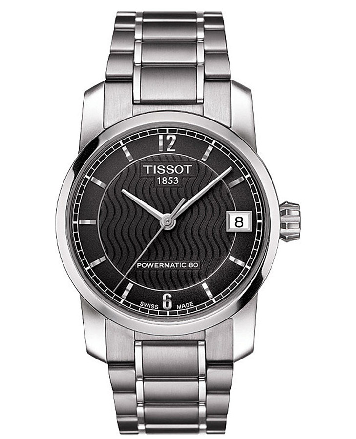 Часы Tissot T-Classic Titanium T087.207.44.057.00 — женские, черный
