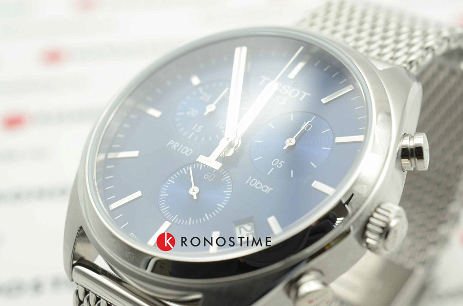 Часы Tissot PR 100 Сhronograph T101.417.11.041.00 — мужские, нержавеющая сталь