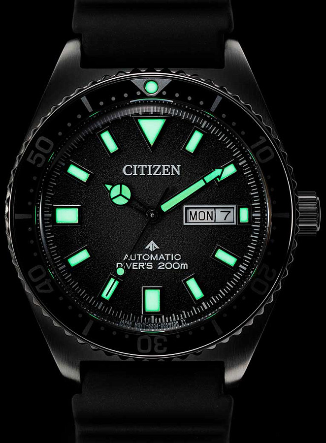 Часы Citizen Promaster NY0120-01E — черный, сталь металл