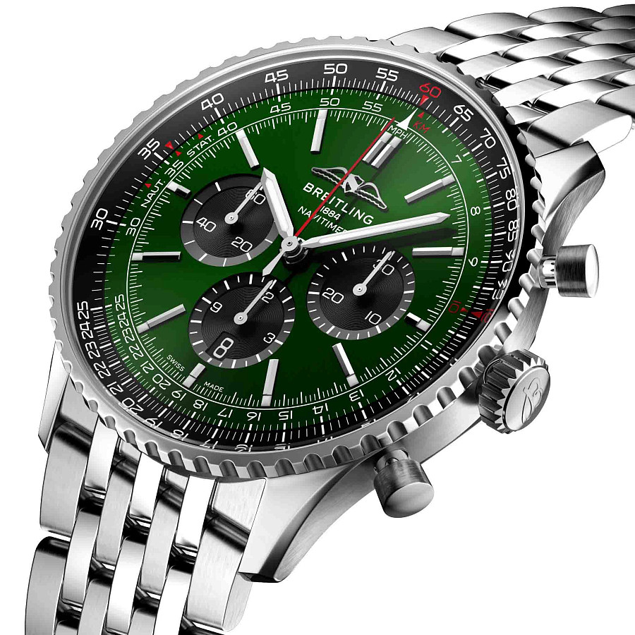 Часы Breitling Navitimer B01 Chronograph 46 AB0137241L1A1 — Швейцария, механические