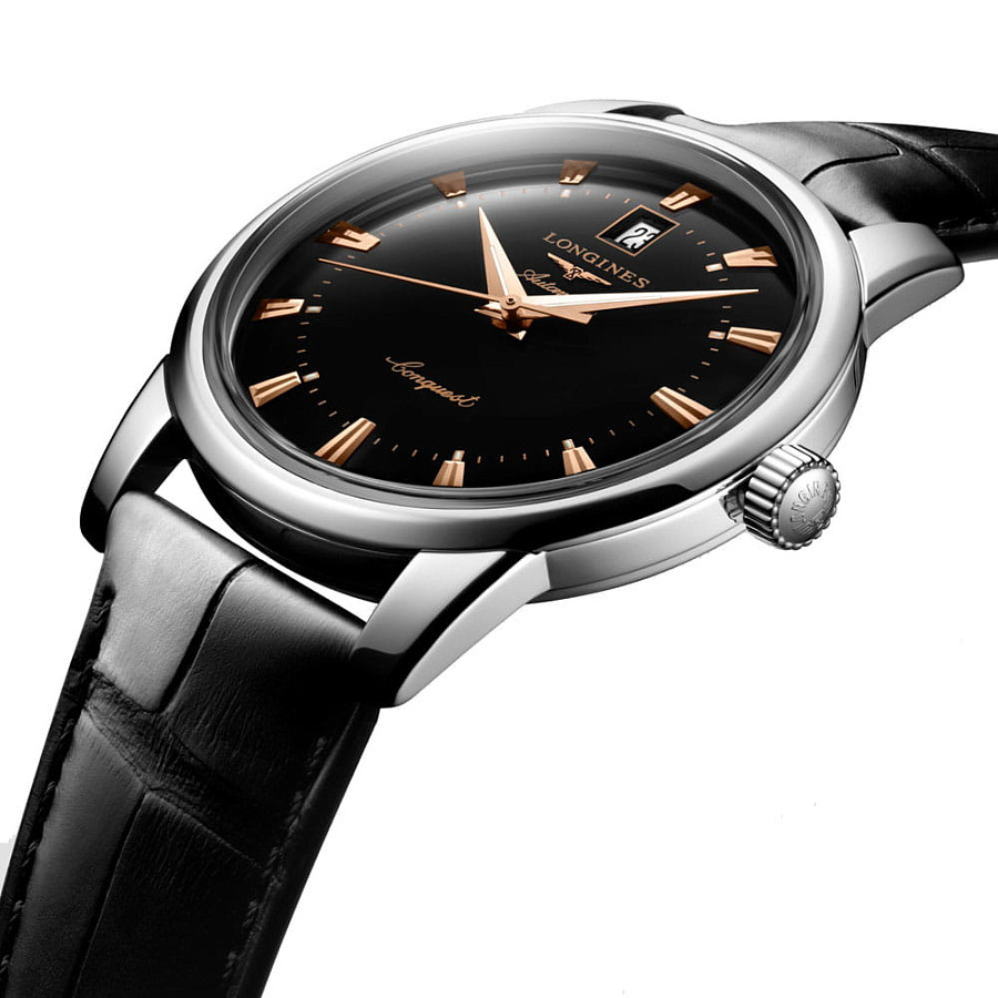 Часы Longines Heritage L1.645.4.52.4 — механические, сталь металл