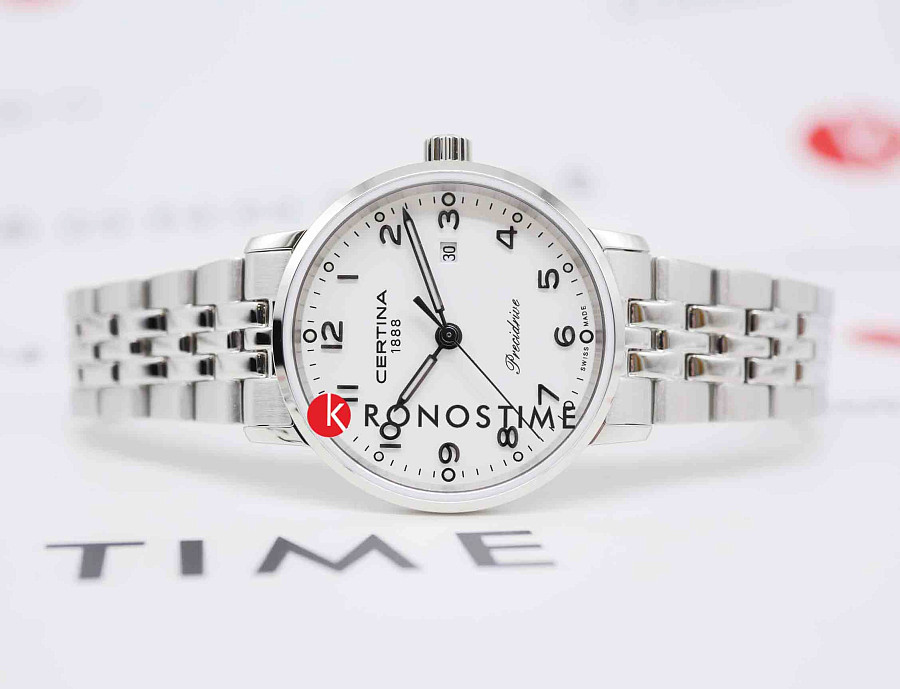 Часы Certina DS Caimano Lady C035.210.11.012.00 — женские, нержавеющая сталь 316l