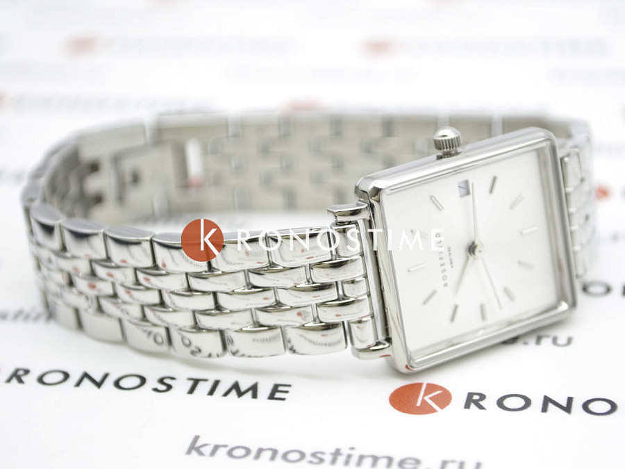 Часы Rosefield The Boxy XS QMWSS-Q020 — белый, металл сталь