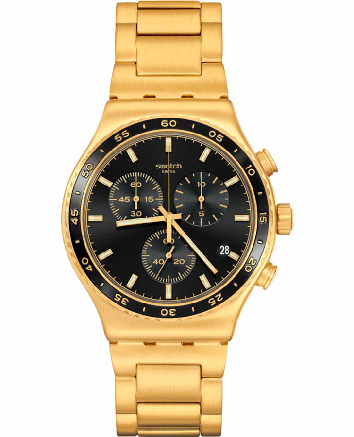 Часы Swatch I New Chrono YVG418G — мужские, черный