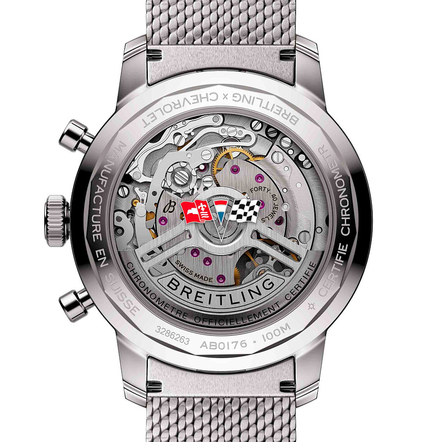 Часы Breitling Top Time B01 Chevrolet Corvette AB01761A1K1A1 — механические, сталь металл