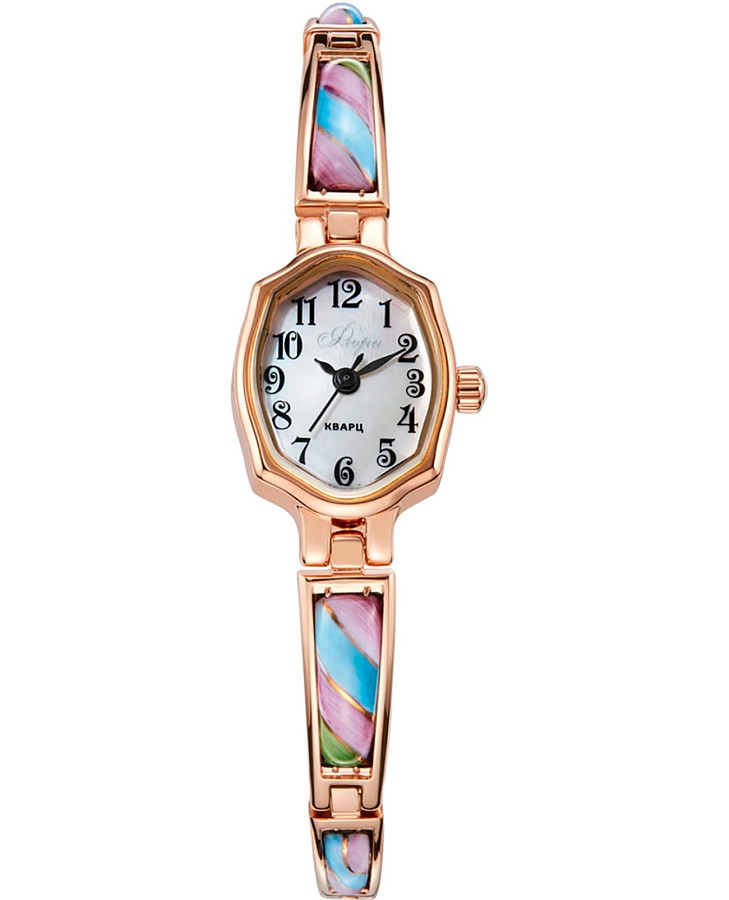 Часы УЧЗ Flora 1240B3B1-35 — женские, перламутровый