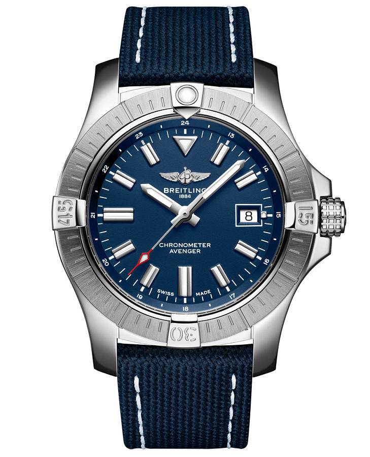 Часы Breitling Avenger Automatic 43 A17318101C1X2 — мужские, синий