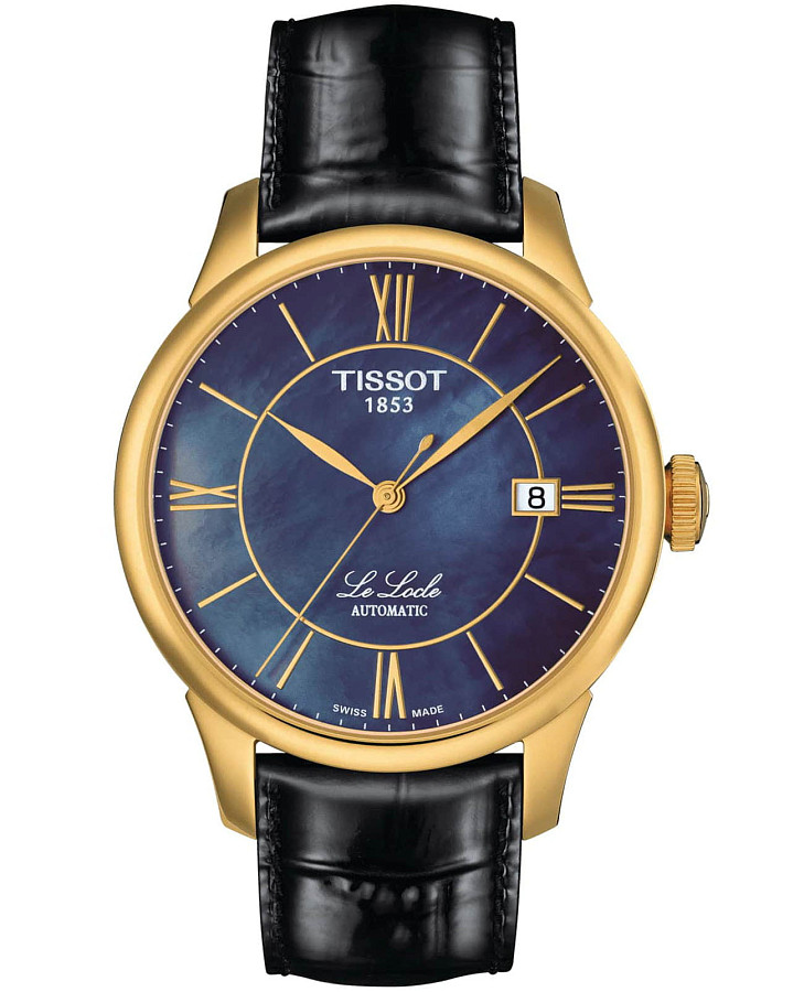 Часы Tissot T-Classic Le Locle Automatic T41.5.423.93 — женские, синий