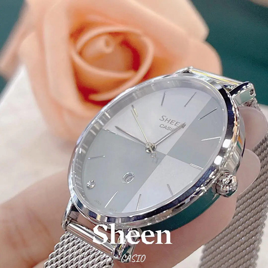 Часы Casio Sheen SHE-4547M-2A — металл сталь, Япония