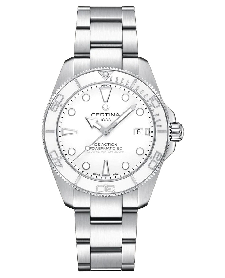 Часы Certina DS Action C048.407.11.011.00 — мужские, белый
