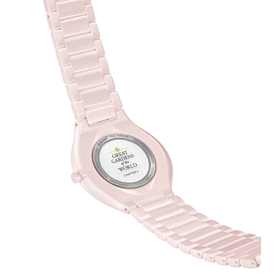 Часы Rado True Thinline x Great Gardens of the World R27120402 — керамика, Швейцария