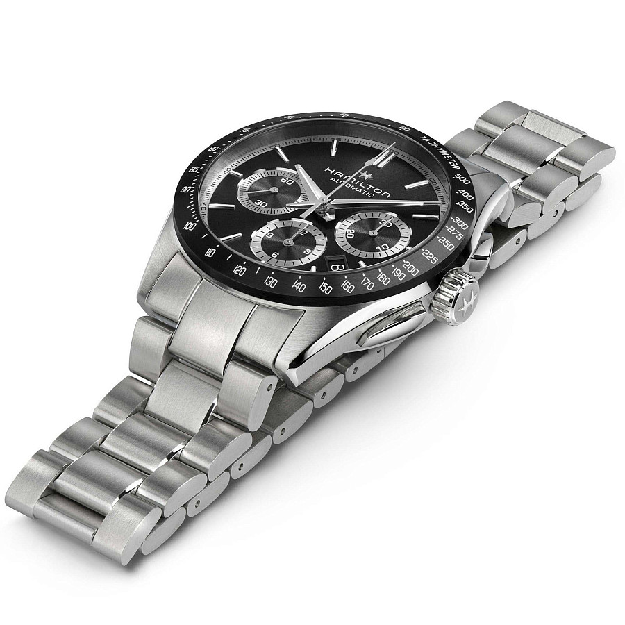 Часы Hamilton Jazzmaster Performer Auto Chrono H36606130 — механические, сталь металл
