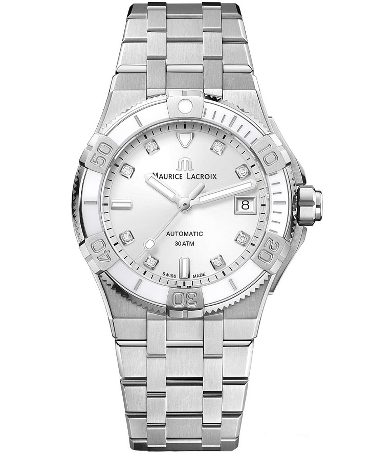 Часы Maurice Lacroix Aikon Automatic Venturer AI6057-SSL72-150-1 — женские, белый
