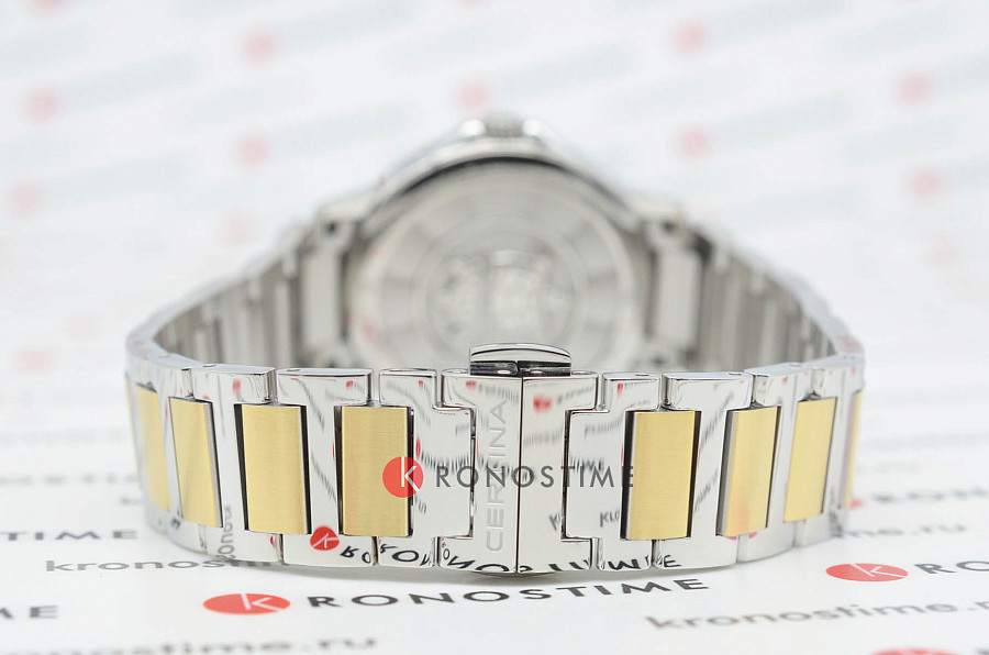 Часы Certina DS-6 Lady C039.251.12.116.00 — женские, нержавеющая сталь с pvd-покрытием