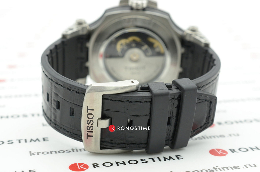 Часы Tissot T-Race Swissmatic T115.407.17.051.00 — черный, металл сталь