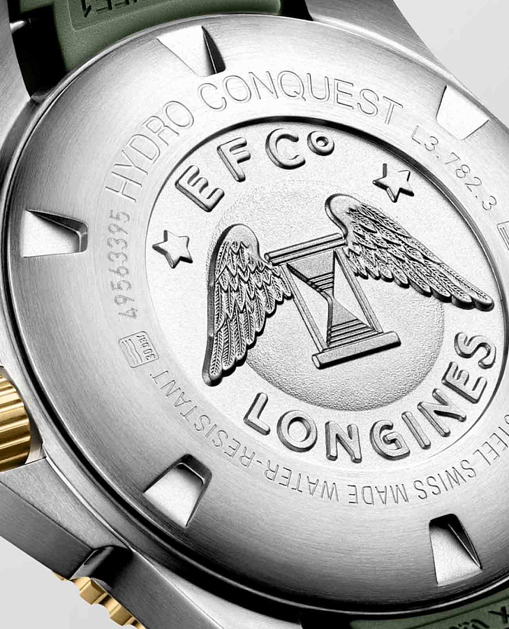 Часы Longines HydroConquest L3.782.3.06.9 — мужские, каучук