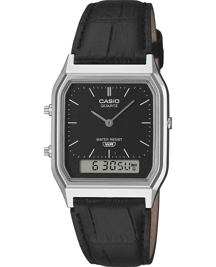 Часы Casio Vintage AQ-230EL-1A — мужские, черный