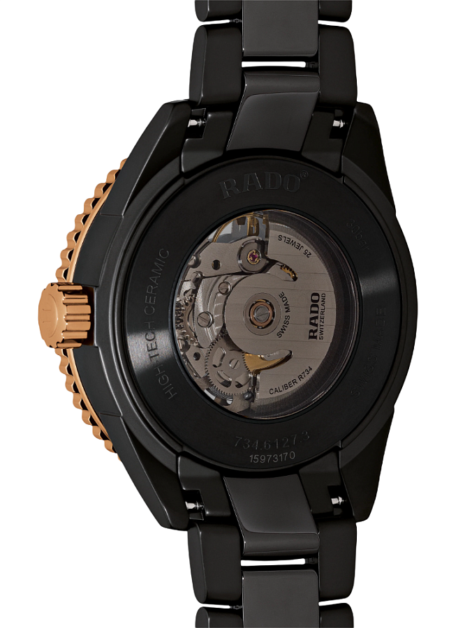 Часы Rado Captain Cook High-Tech Ceramic R32127162 — механические, керамика сталь