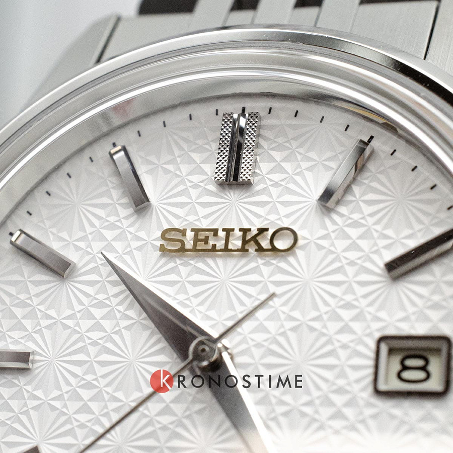 Часы Seiko King Seiko SJE095J1 — белый, металл сталь