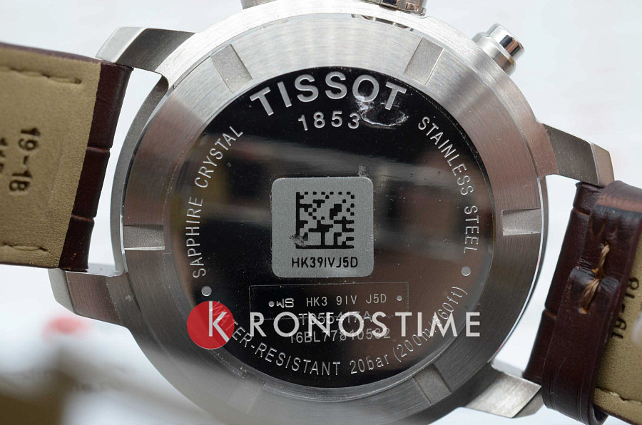 Часы Tissot PRC 200 Chronograph T055.417.16.017.01 — мужские, кожаный