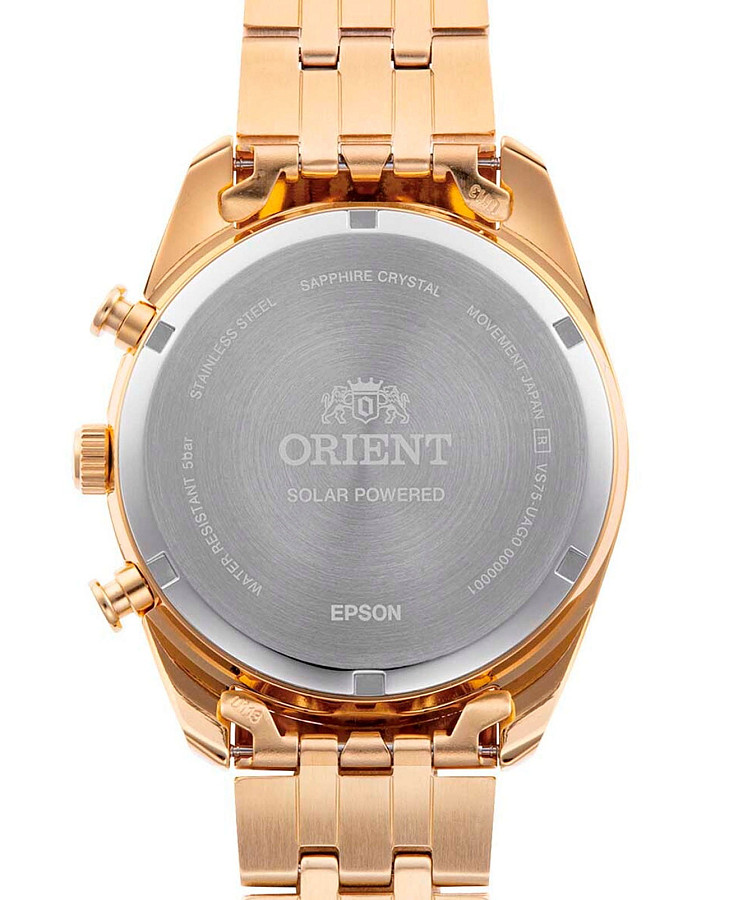 Часы Orient Chronograph RA-TX0301G (RN-TX0301G) — мужские, нержавеющая сталь с ip-покрытием