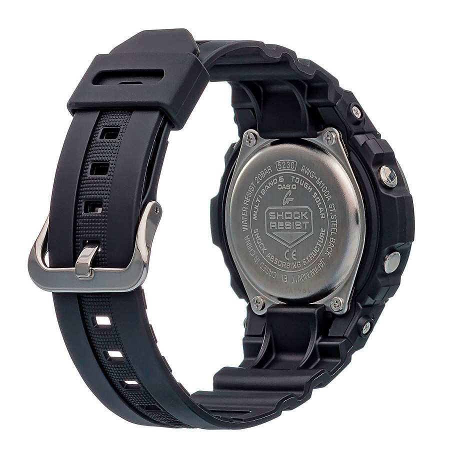 Часы Casio G-Shock AWG-M100A-1A — артикул AWG-M100A-1A