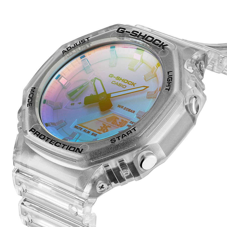 Часы Casio G-Shock GA-2100SRS-7A — Япония, электронные