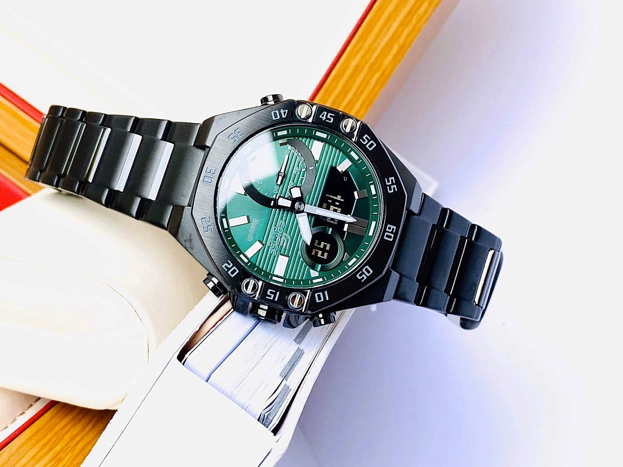 Часы Casio Edifice ECB-10DC-3A — сталь металл, Япония