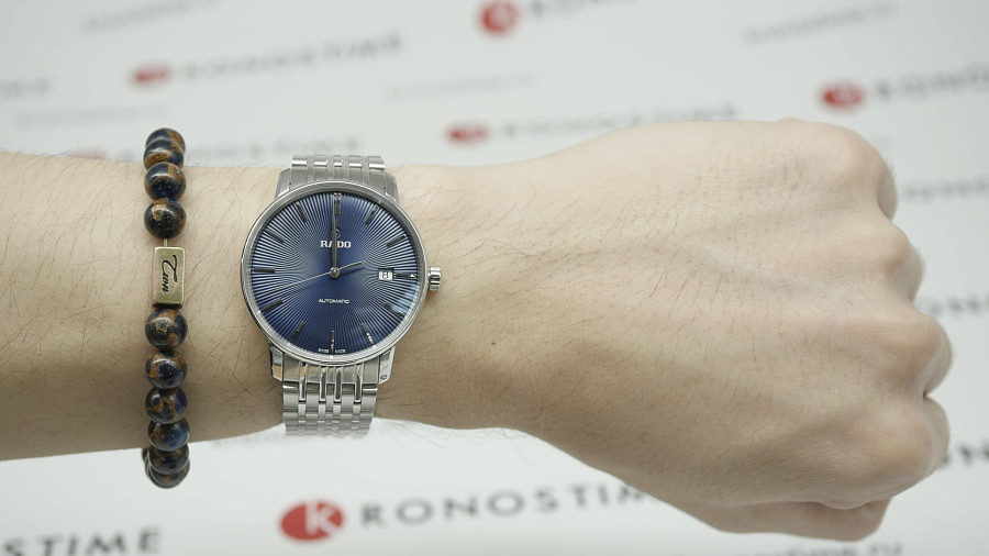 Часы Rado Coupole Classic Automatic R22860204 — синий, сталь металл