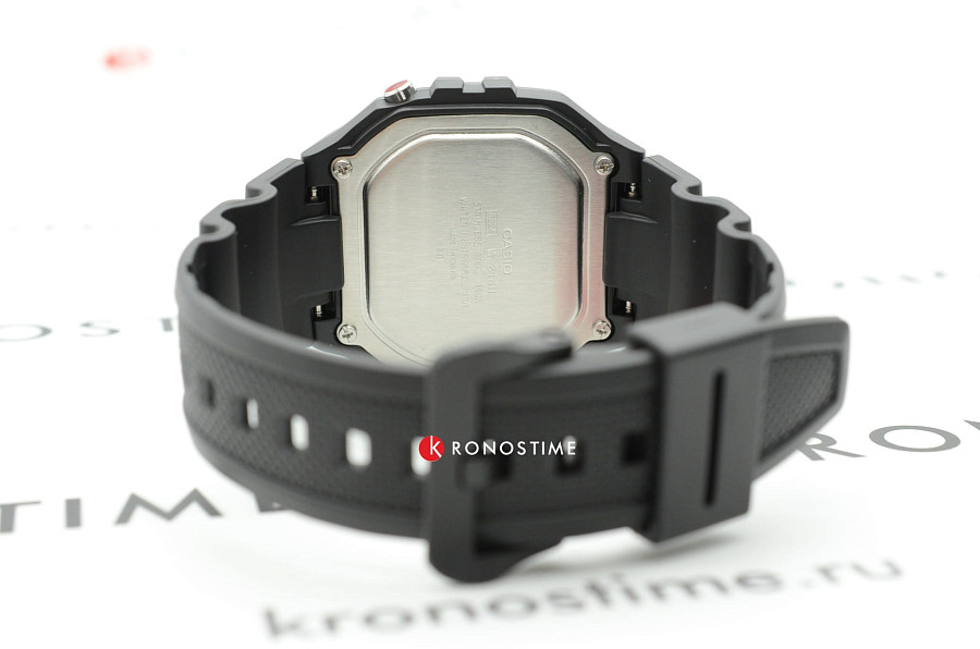 Часы Casio Collection W-218H-1AVDF (W-218H-1A) — серый, пластик