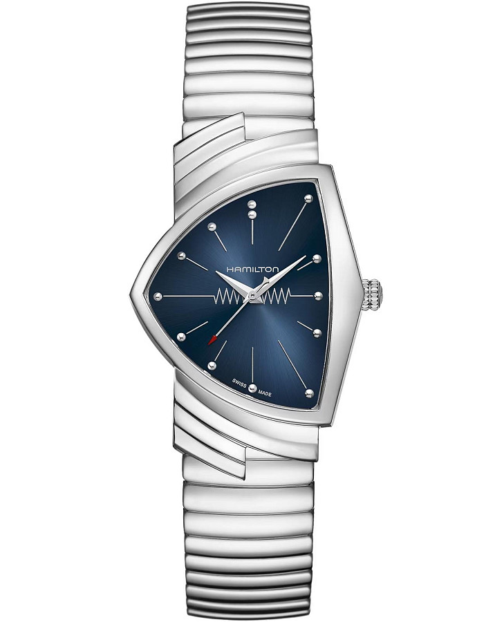 Часы Hamilton Ventura Quartz H24411142 — мужские, синий
