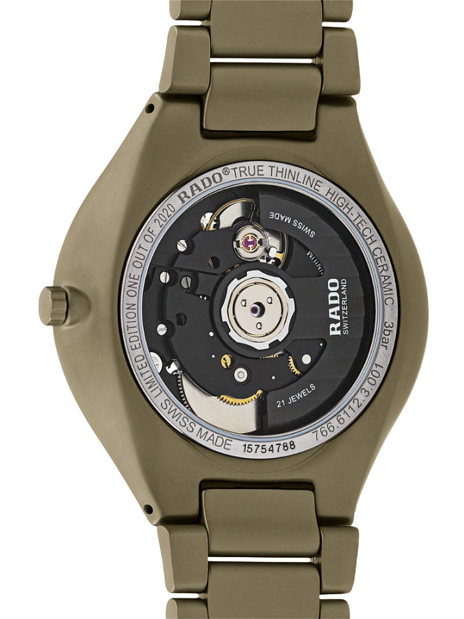 Часы Rado True Thinline Anima R27112312 — кварцевые, керамика