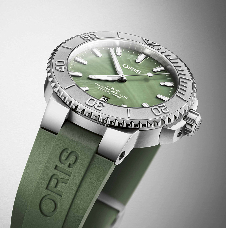 Часы Oris Aquis New York Harbor Limited Edition 01 733 7766 4187-Set — металл сталь, Швейцария