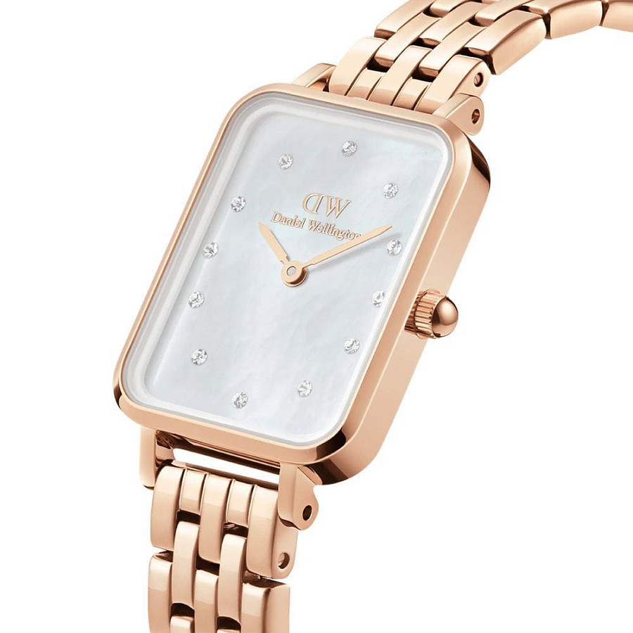 Часы Daniel Wellington Quadro DW00100620 — женские, нержавеющая сталь с pvd-покрытием