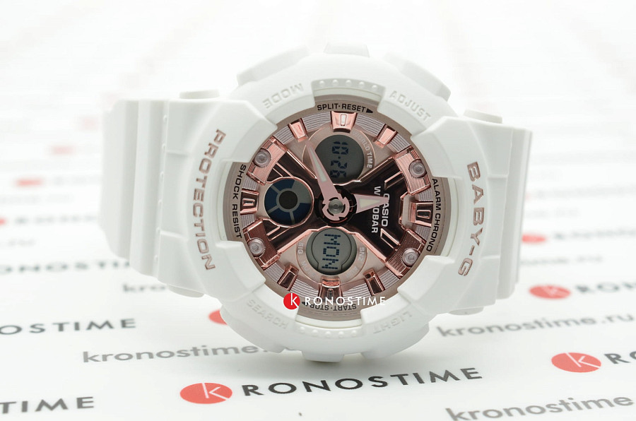 Часы Casio Baby-G BA-130-7A1DR (BA-130-7A1ER) — кварцевые, пластик
