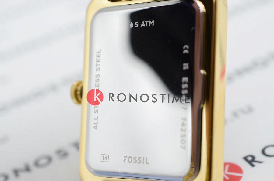 Часы Fossil Raquel ES5417 — женские, нержавеющая сталь с ip-покрытием