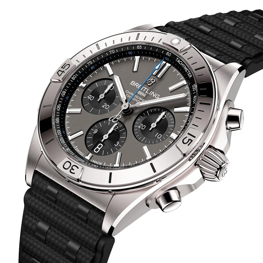 Часы Breitling Chronomat B01 42 EB0134101M1S1 — механические, сталь металл