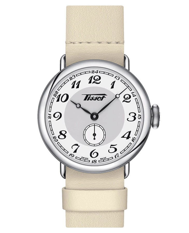 Часы Tissot Heritage Memphis Lady T104.228.16.012.00 — женские, белый