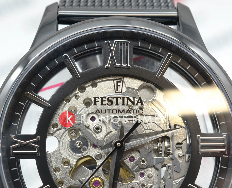 Часы Festina Automatic F20535/1 — сталь металл, Испания