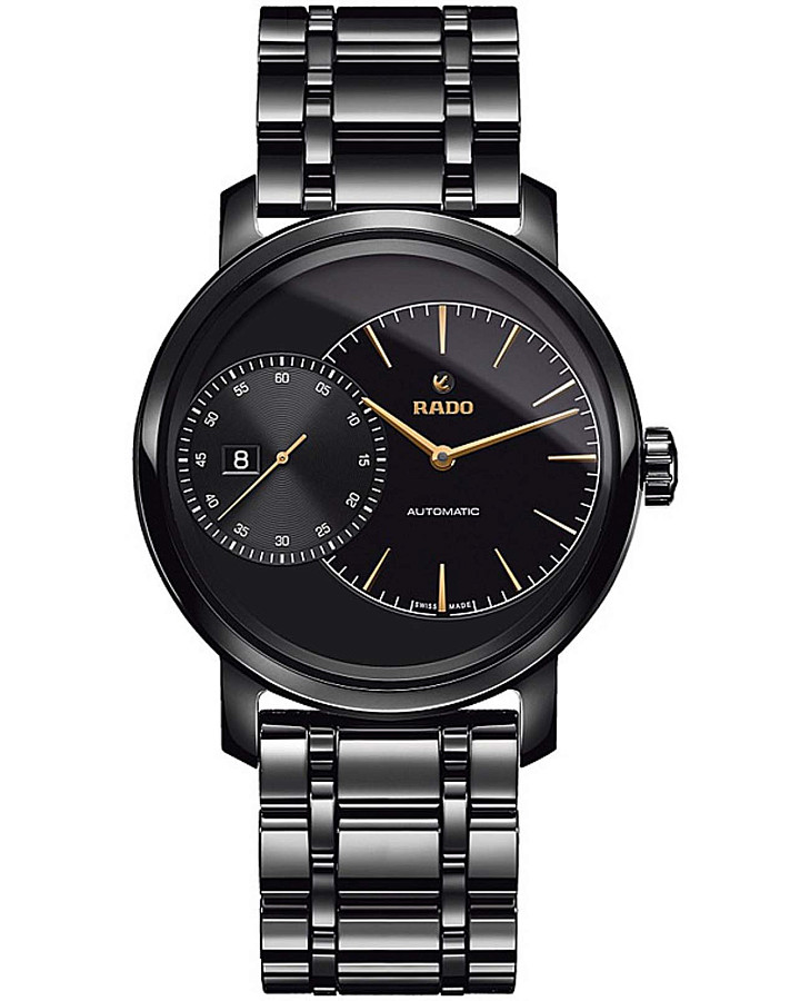 Часы Rado Diamaster Automati Grande Seconde R14127152 — мужские, черный