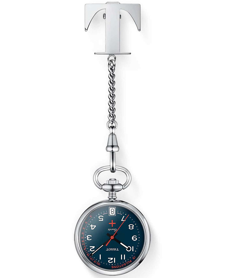 Часы Tissot T-Pocket Infirmières T869.210.19.042.00 — женские, синий