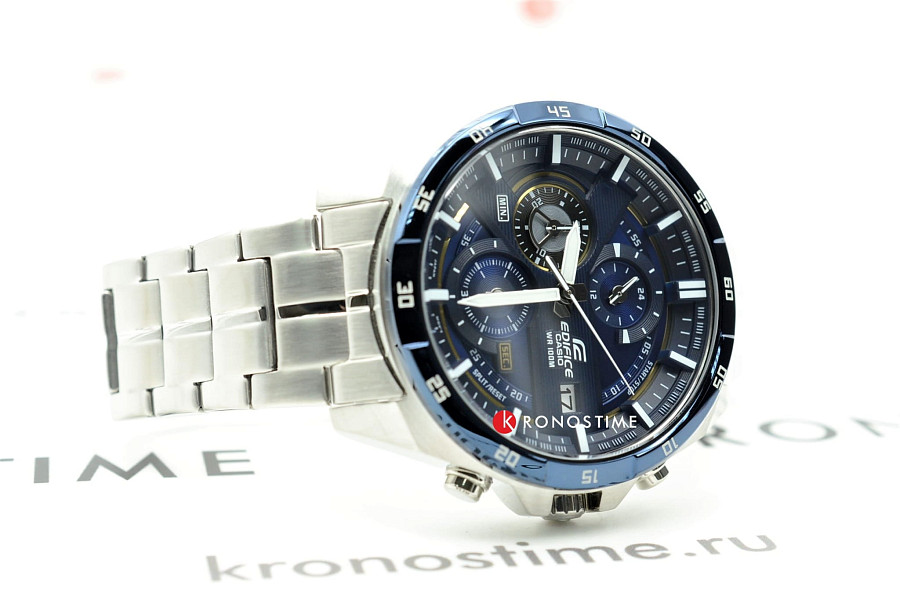 Часы Casio Edifice EFR-556DB-2A — синий, металл сталь
