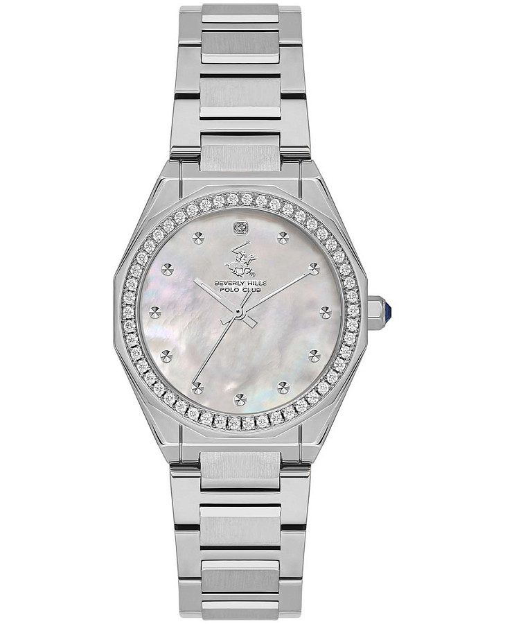 Часы Beverly Hills Polo Club Quartz BP3603C.330 — женские, перламутровый