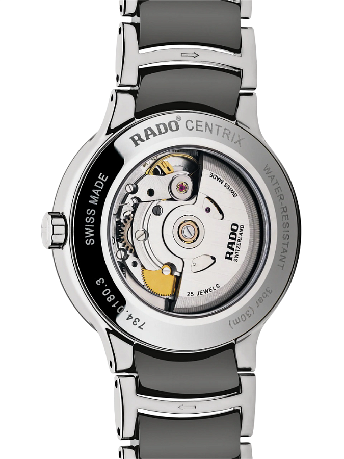 Часы Rado Centrix Automatic R30010312 — механические, сталь металл