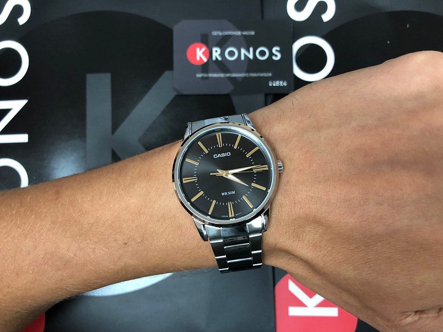 Часы Casio MTP-1303PD-1A3VEF — кварцевые, Япония, мужские