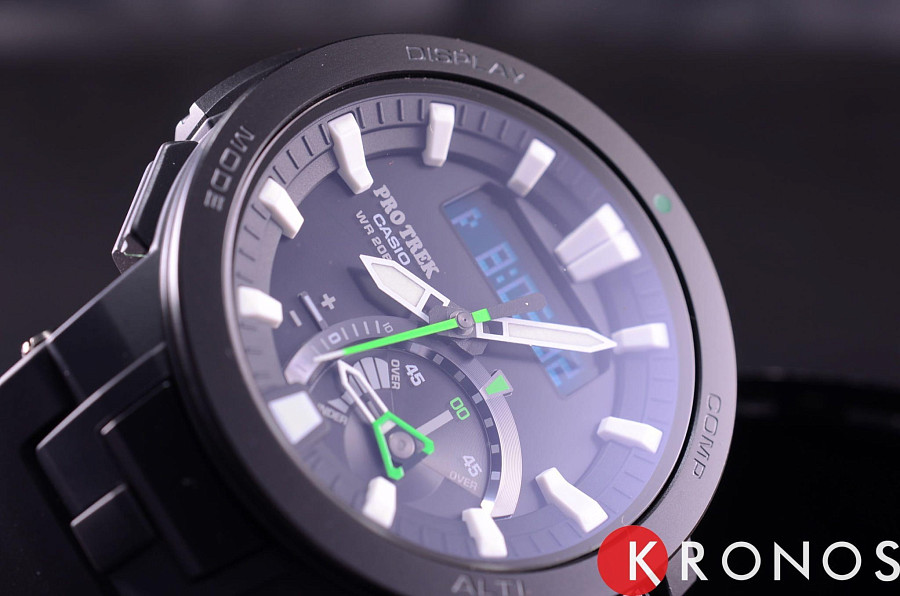 Часы Casio Pro Trek PRW-7000-1A — пластик сталь металл, Япония